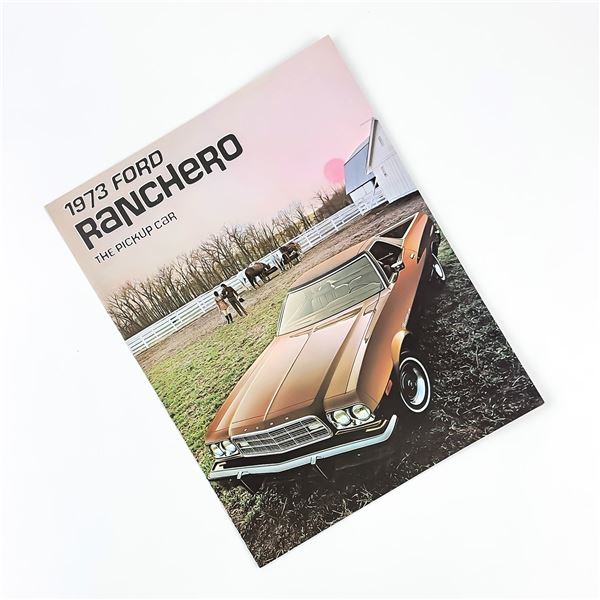 VTG 1973 FORD RANCHERO AUTO SALES BROCHURE