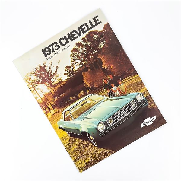 VTG 1973 CHEVROLET CHEVELLE AUTO SALES BROCHURE