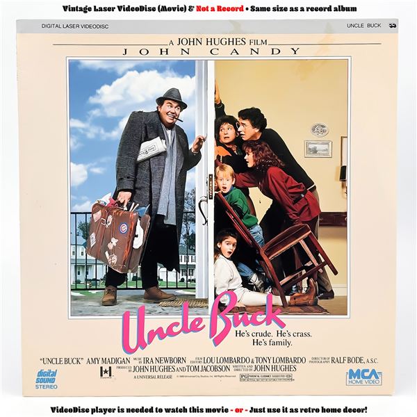 UNCLE BUCK LASERDISC LD VIDEO DISC