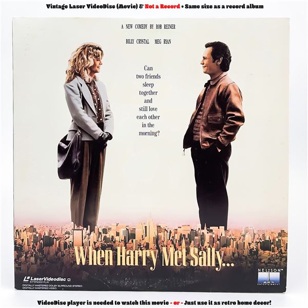 WHEN HARRY MET SALLY LASERDISC LD VIDEO DISC