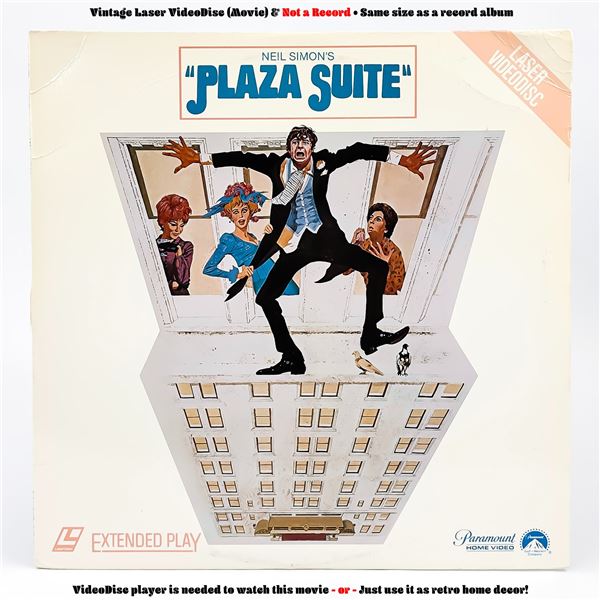PLAZA SUITE NEIL SIMON LASERDISC LD VIDEO DISC