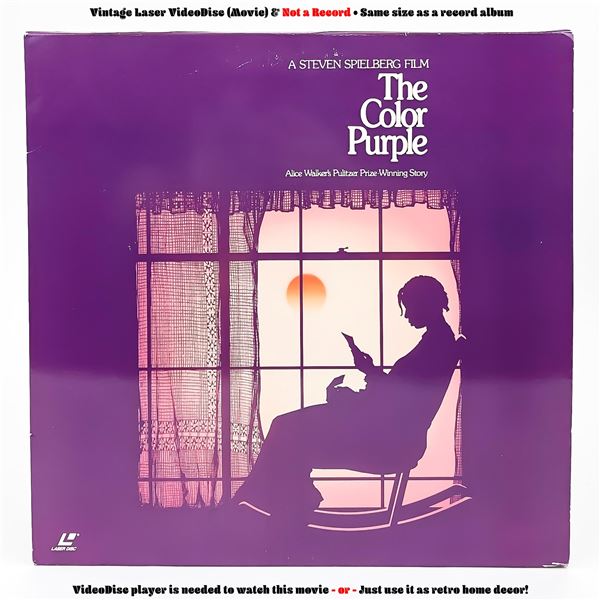 THE COLOR PURPLE LASERDISC LD VIDEO DISC