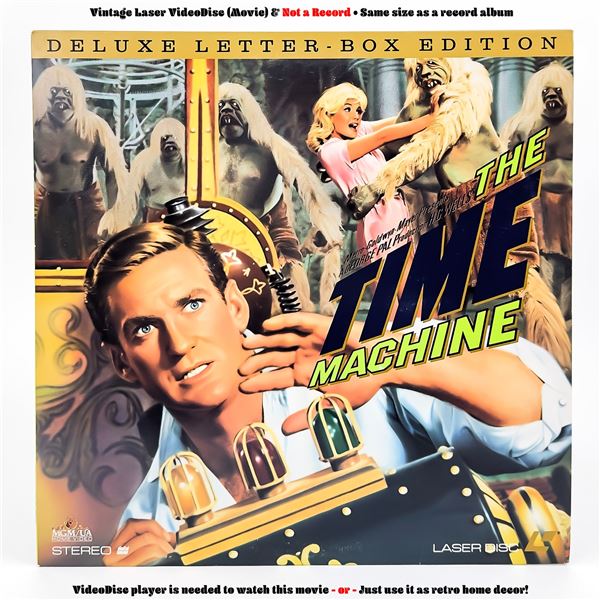 THE TIME MACHINE LASERDISC LD VIDEO DISC