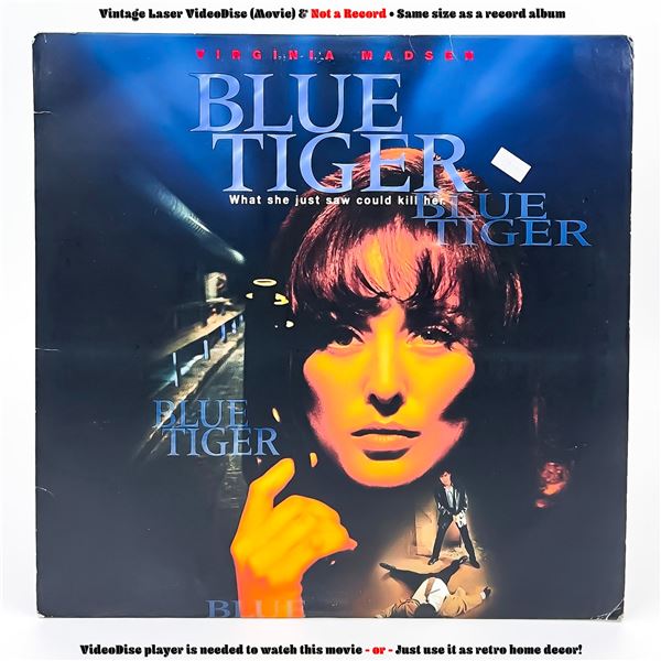 BLUE TIGER VIRGINIA MADSEN LASERDISC LD VIDEO DISC