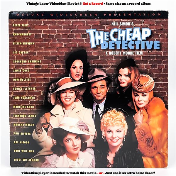 THE CHEAP DETECTIVE LASERDISC LD VIDEO DISC