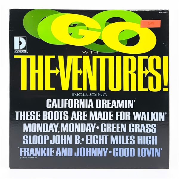 GO WITH THE VENTURES VINYL LP RECORD ALBUM
