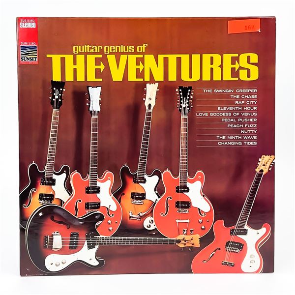 GUITAR GENIUS OF THE VENTURES VINYL LP ALBUM