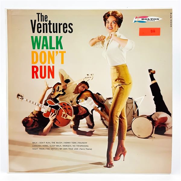 WALK DONT RUN THE VENTURES VINYL RECORD ALBUM
