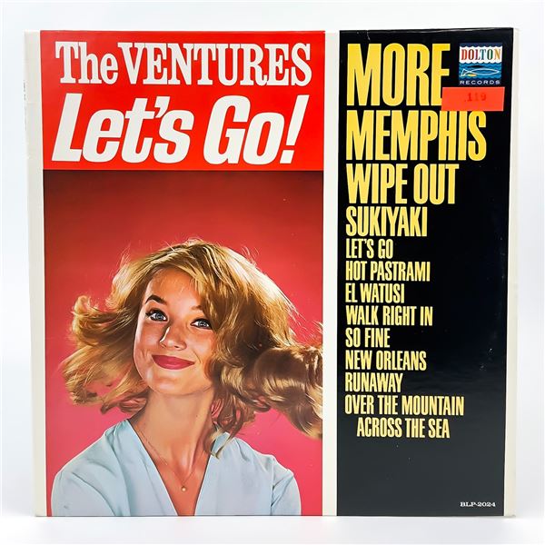 LET'S GO THE VENTURES VINYL LP RECORD ALBUM