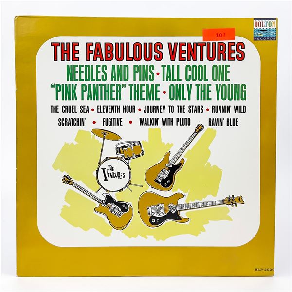 THE FABULOUS VENTURES VINYL LP RECORD ALBUM