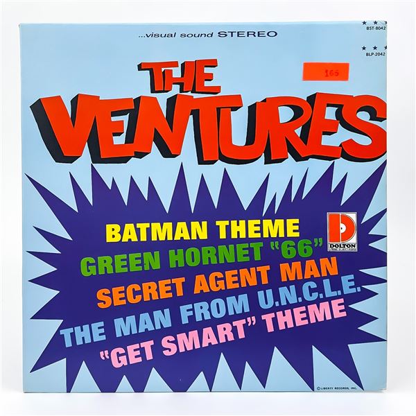BATMAN THEME THE VENTURES VINYL RECORD ALBUM