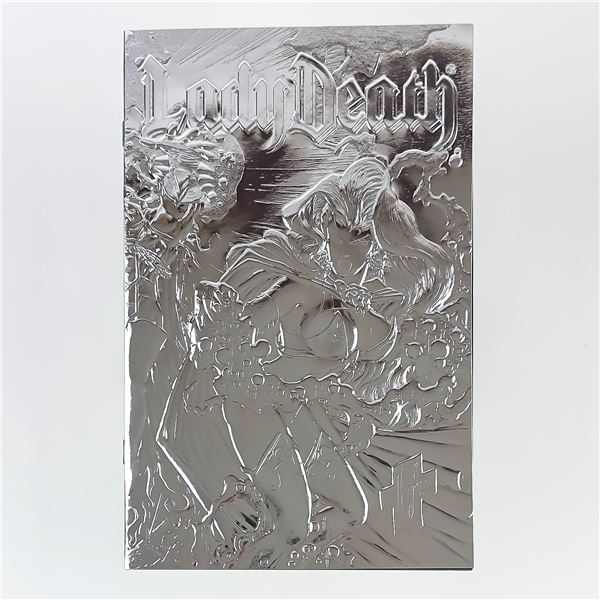 SILVER EMBOSSED LADY DEATH CRUCIBLE #1 - COMIC