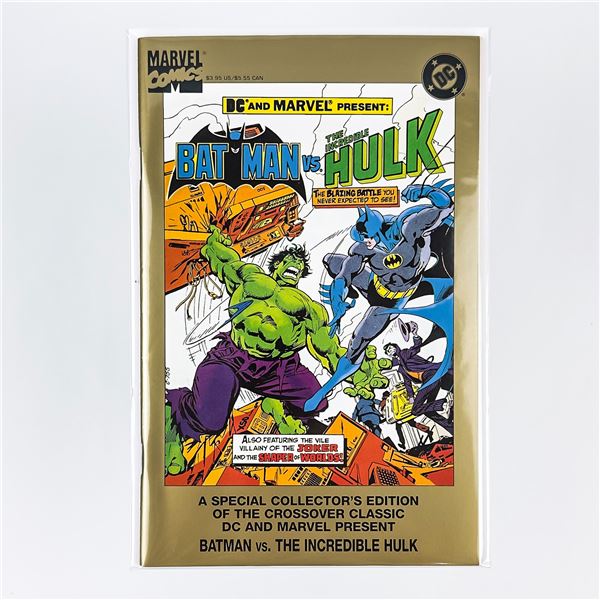 DC & MARVEL BATMAN VS INCREDIBLE HULK #1 - COMIC