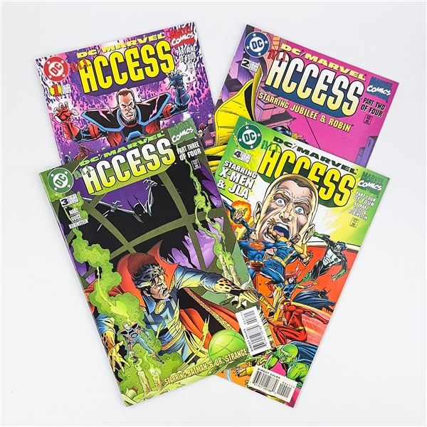 DC MARVEL ALL ACCESS #1 - 4-PART COMIC BOOK SET