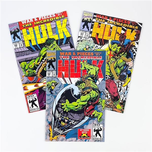THE INCREDIBLE HULK - WAR AND PIECES - 3-PART SET