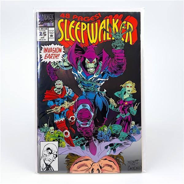 SLEEPWALKER #25 - INVASION EARTH - FOIL COVER