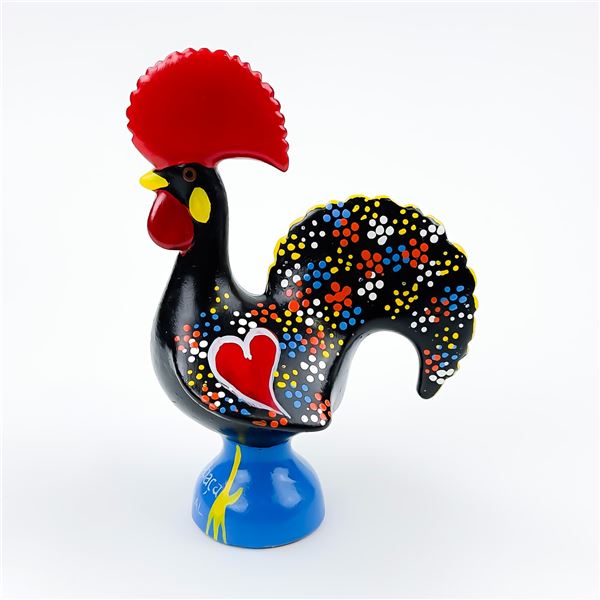TRADITIONAL FOLK ART PORTUGUESE ROOSTER FIGURE