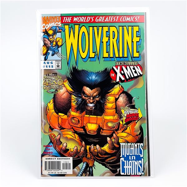 WOLVERINE #115 - MUTANTS IN CHAINS! - COMIC BOOK