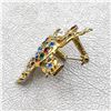 Image 4 : MULTICOLOUR RHINESTONE CLOWN BROOCH LAPEL PIN