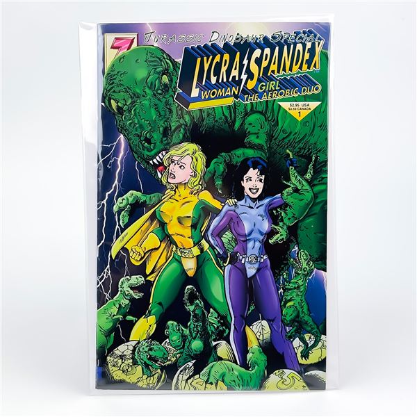 LYCRA WOMAN SPANDEX GIRL JURASSIC SPECIAL #1