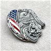 Image 4 : THE POLICE OFFICER AMERICAN HERO BELT BUCKLE