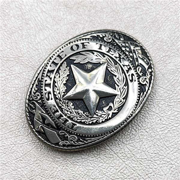 THE STATE OF TEXAS COMMEMORATIVE BELT BUCKLE