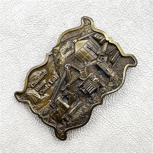 LTD ED. OF 900 - CARDINAL RIVER COALS BELT BUCKLE