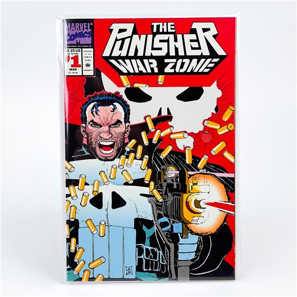 THE PUNISHER: WAR ZONE #1 - DIE-CUT COVER - COMIC