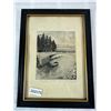Image 6 : Group of 6 vintage framed prints - landscapes, ship & cathedral scenes