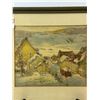 Image 2 : Framed Quebec winter village print signed F.C. Hutchison