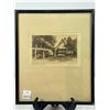 Image 1 : Antique Etching 'Flatford Bridge & Cottage' – Pencil Signed