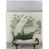 Image 2 : Framed Original Painting of a Great Egret in Cypress Swamp