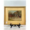 Image 1 : Heywood Hardy 'The Meet' – Vintage Color Print of English Fox Hunt