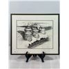 Image 1 : Original Pen & Ink Drawing of Crocks in Snow – Signed Vik