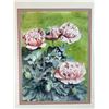 Image 2 : Original Watercolor — Pink Oriental Poppies, Signed Vik