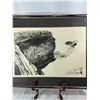 Image 2 : Signed Limited Edition Lithograph — Perched Eagle by Sam Wagstaffe, 23/100