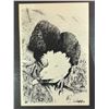 Image 2 : Signed Limited Edition Lithograph — Bald Eagle on Perch by Sam Wagstaffe, 23/100