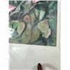 Image 3 : Original Watercolor — Pink Clematis Blossoms, Signed Vik