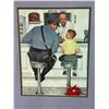 Image 2 : Framed Norman Rockwell Print — 'The Runaway' (Diner Scene)