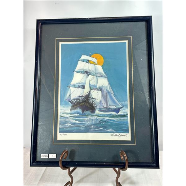 Limited Edition Signed Tall Ship Print, #467/1450