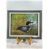 Image 1 : Original Oil Painting — Common Loon by B. Vik