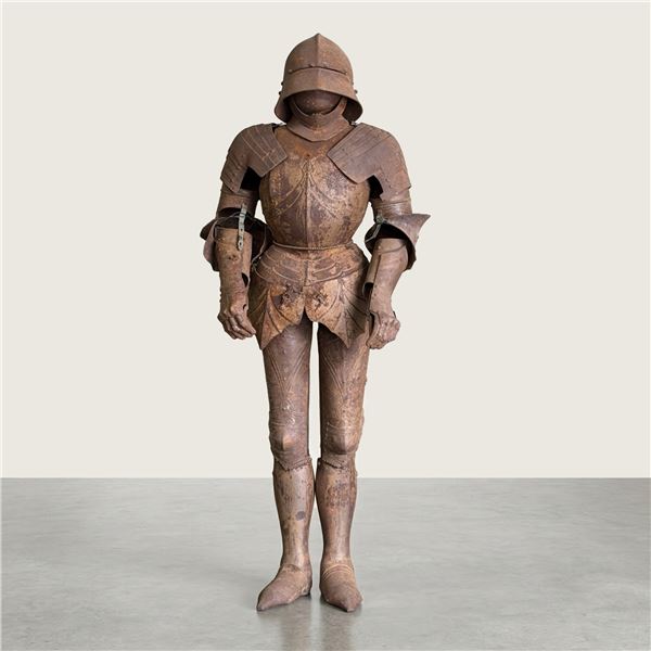 German Gothic Style Full Suit of Plate Armor
