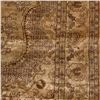 Image 4 : Persian Hand-Knotted Gold Silk Rug