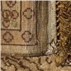 Image 6 : Persian Hand-Knotted Gold Silk Rug