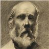 Image 2 : Angelo Comolli (Italian, 1863-1949), Charcoal Portrait of a Bearded Man, 1911