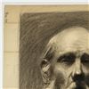 Image 4 : Angelo Comolli (Italian, 1863-1949), Charcoal Portrait of a Bearded Man, 1911