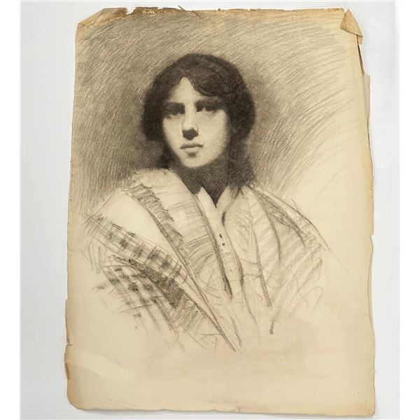 Angelo Comolli (Italian, 1863-1949), Portrait of a Young Person, ca. 1911-1913