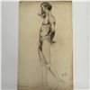 Image 1 : Angelo Comolli (Italian, 1863-1949), Standing Male Nude Study, 1910