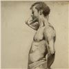 Image 2 : Angelo Comolli (Italian, 1863-1949), Standing Male Nude Study, 1910