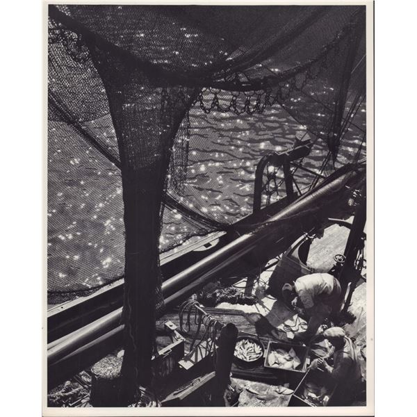 2pc Eliot Elisofon (American, 1911-1973) Gelatin Silver Prints Depicting Fishing Scenes